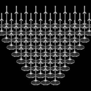 100 Pcs Acrylic Doll Stand Display Holder Clear Ideal Transparent Support for Dolls Action Figure Stand with Adjustable Waist Clip for 9, 10, 11 Inch Tall