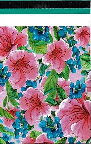 10x13 (100) Pink Tropical Flowers Poly Mailers Shipping Envelopes Boutique Custom Bags 10" x 13" By ValueMailers