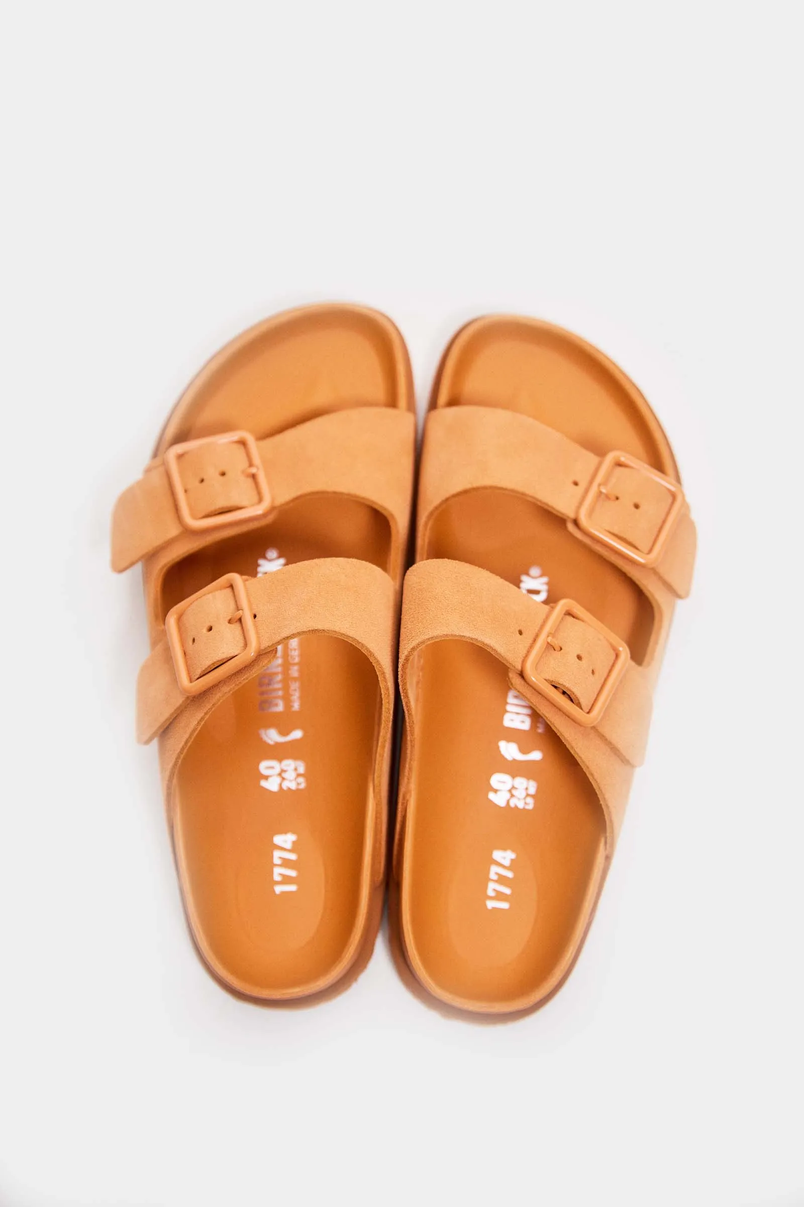 1774 birkenstock arizona suede leather kurkuma