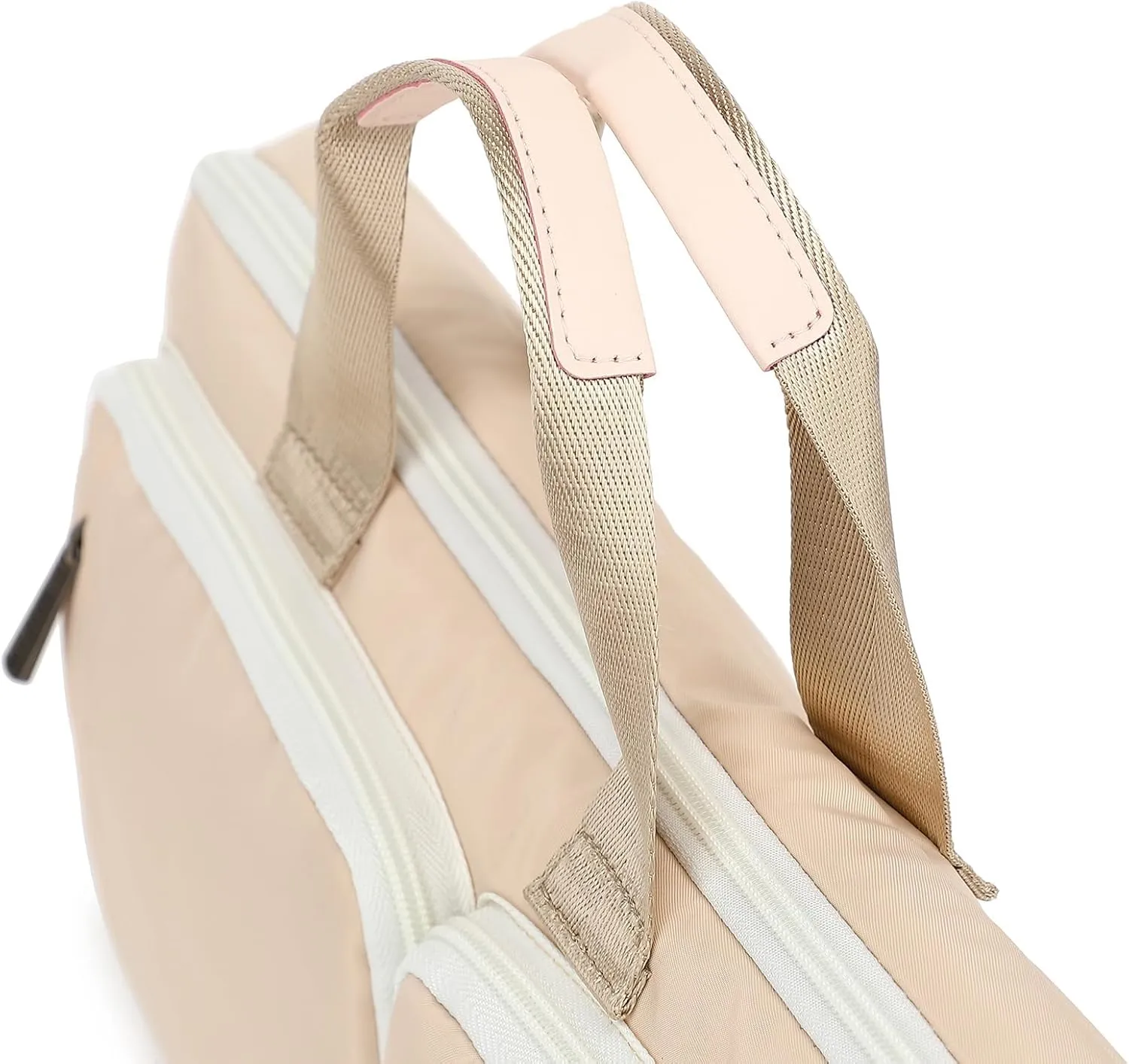 360° Protective Laptop Shoulder Sleeve Case Bag for MacBookAir 13 inch,MacBook Pro 14 inch and 13.3 inch-14.4 inch Laptop (Cream-coloured)