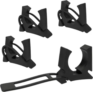 4 Pack Boat Hook Holder Replacement for SOF-LOC Gaff Hook Holder with Rubber Spring Strap, Marine Holder Clips Fits for Boat Hook, Paddle Holder, Oar Mounts, Boat Net, Gaff, Push Pole, Anchor Pole.