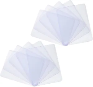 50pcs Transparent Card Holder Card Protector Game Card Case for Cards Card Holders for Playing Cards Card Cases for Trading Cards Clear Sleeves Playing Case Card Boxes Plastic