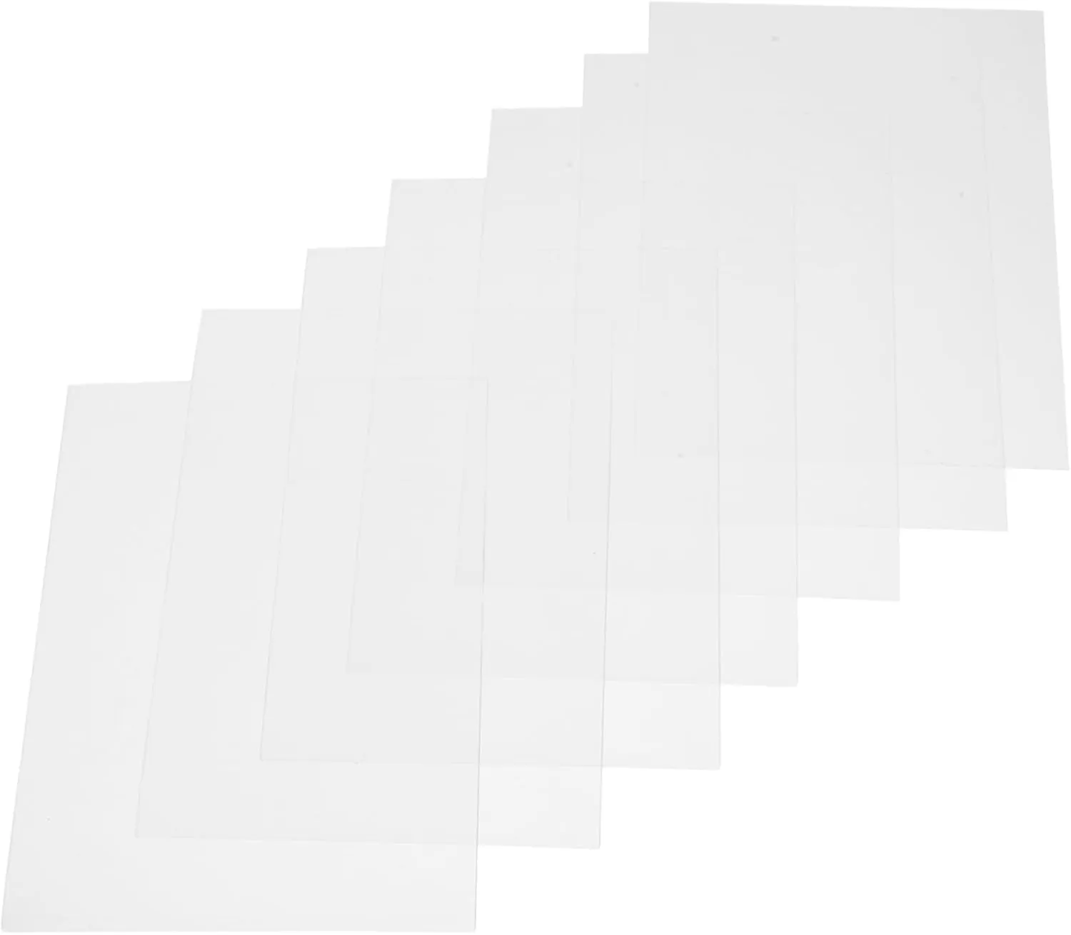 5sets 50pcs Simple Style Transparent Card Holders Compact Protective Sleeves for Game Cards Photos Postcards Lightweight Portable Storage 50pcs*5