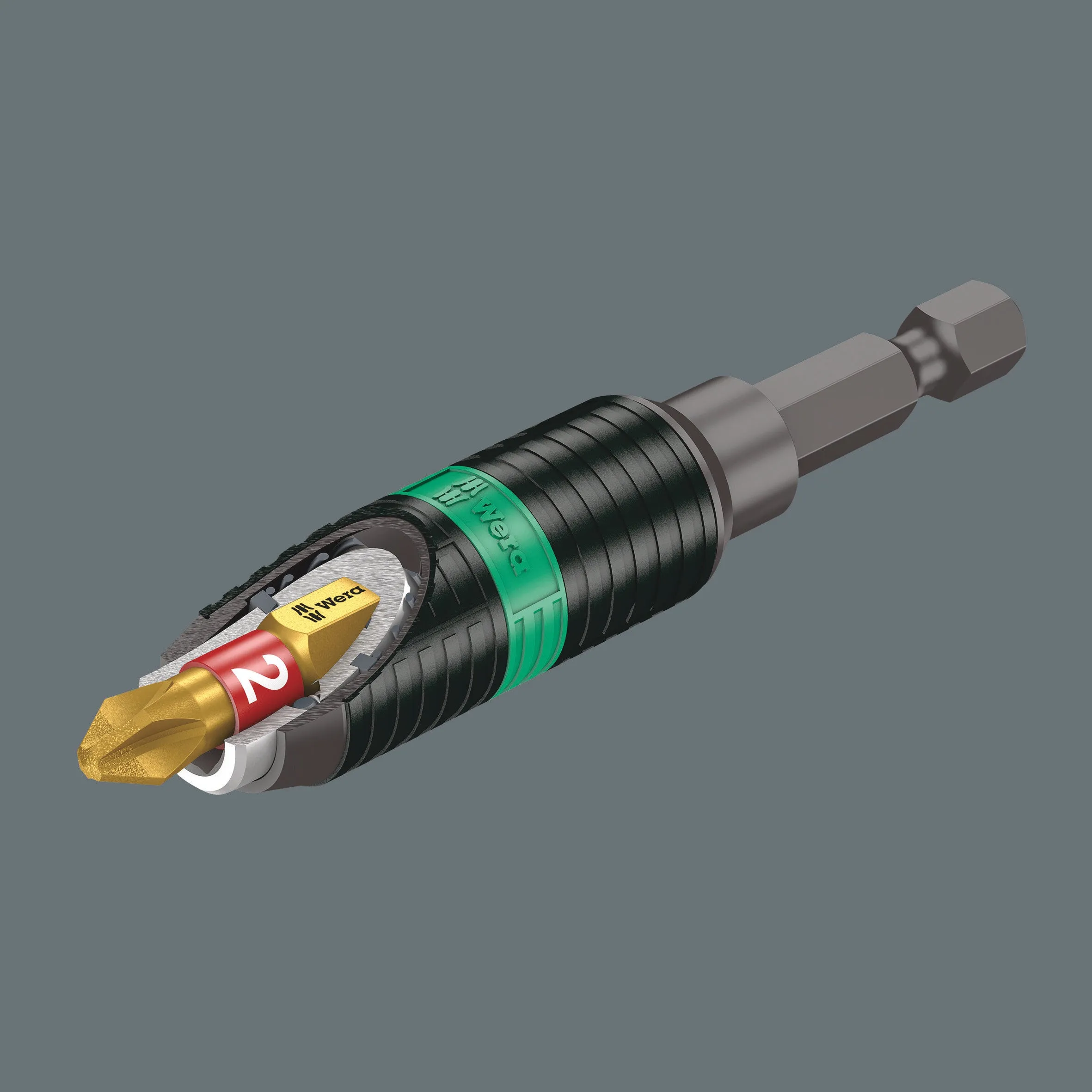 897/4 R Rapidaptor BiTorsion Universal Bit Holder