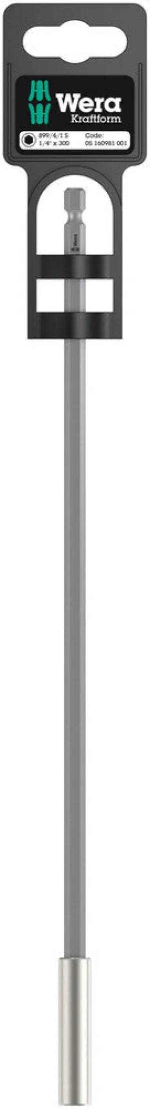 899/4/1 S Universal Bit Holder with strong retaining ring, 1/4" x 300 mm
