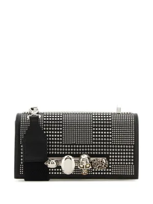 Alexander Mcqueen Black Cross Bags
