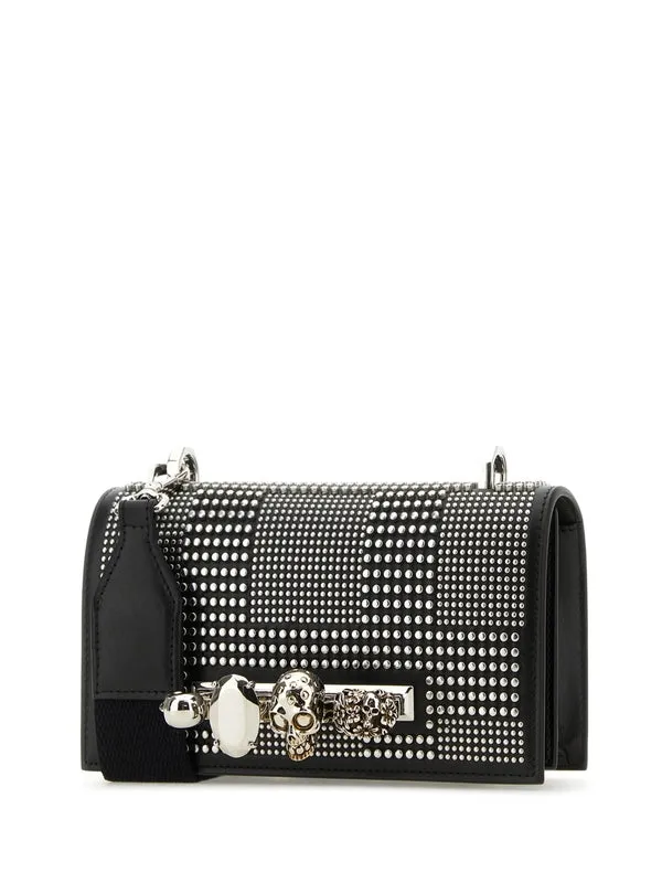 Alexander Mcqueen Black Cross Bags