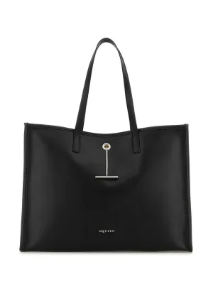 Alexander Mcqueen Black Tote Bags