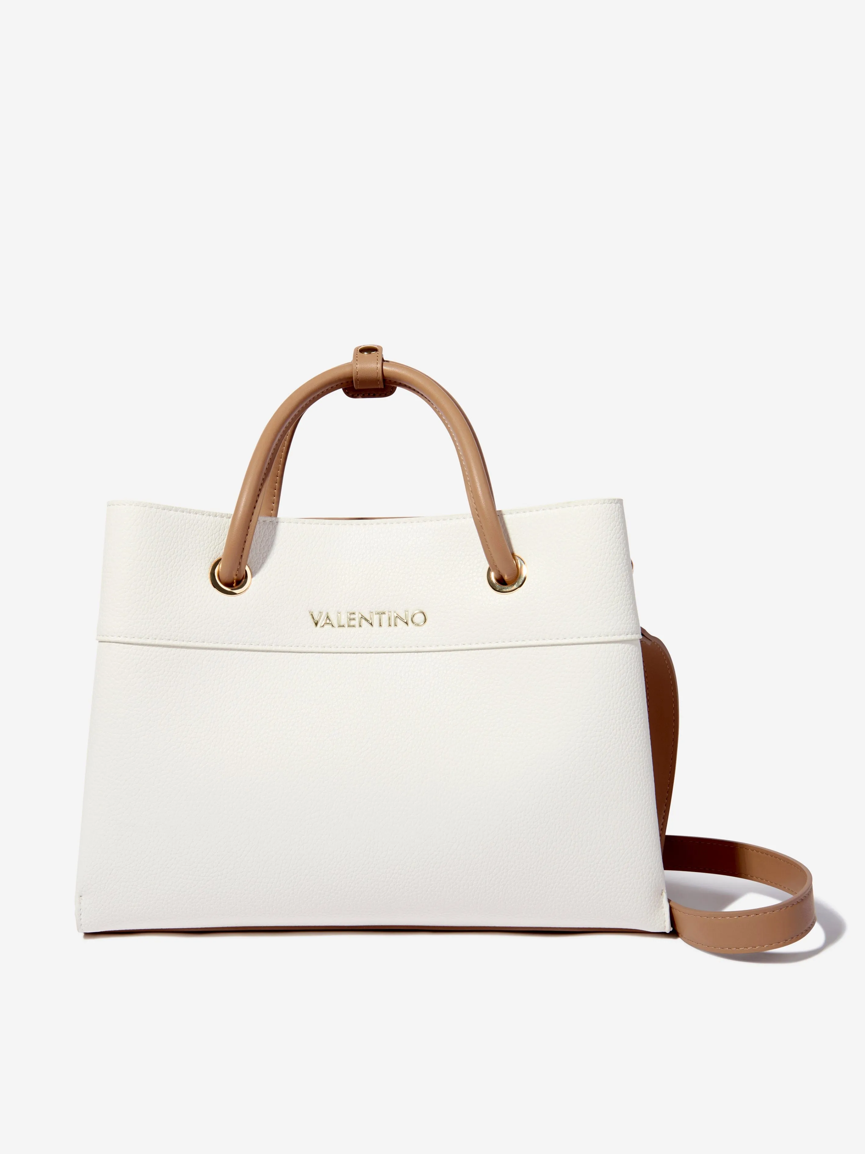 Alexia Tote Bag in White (35cm)