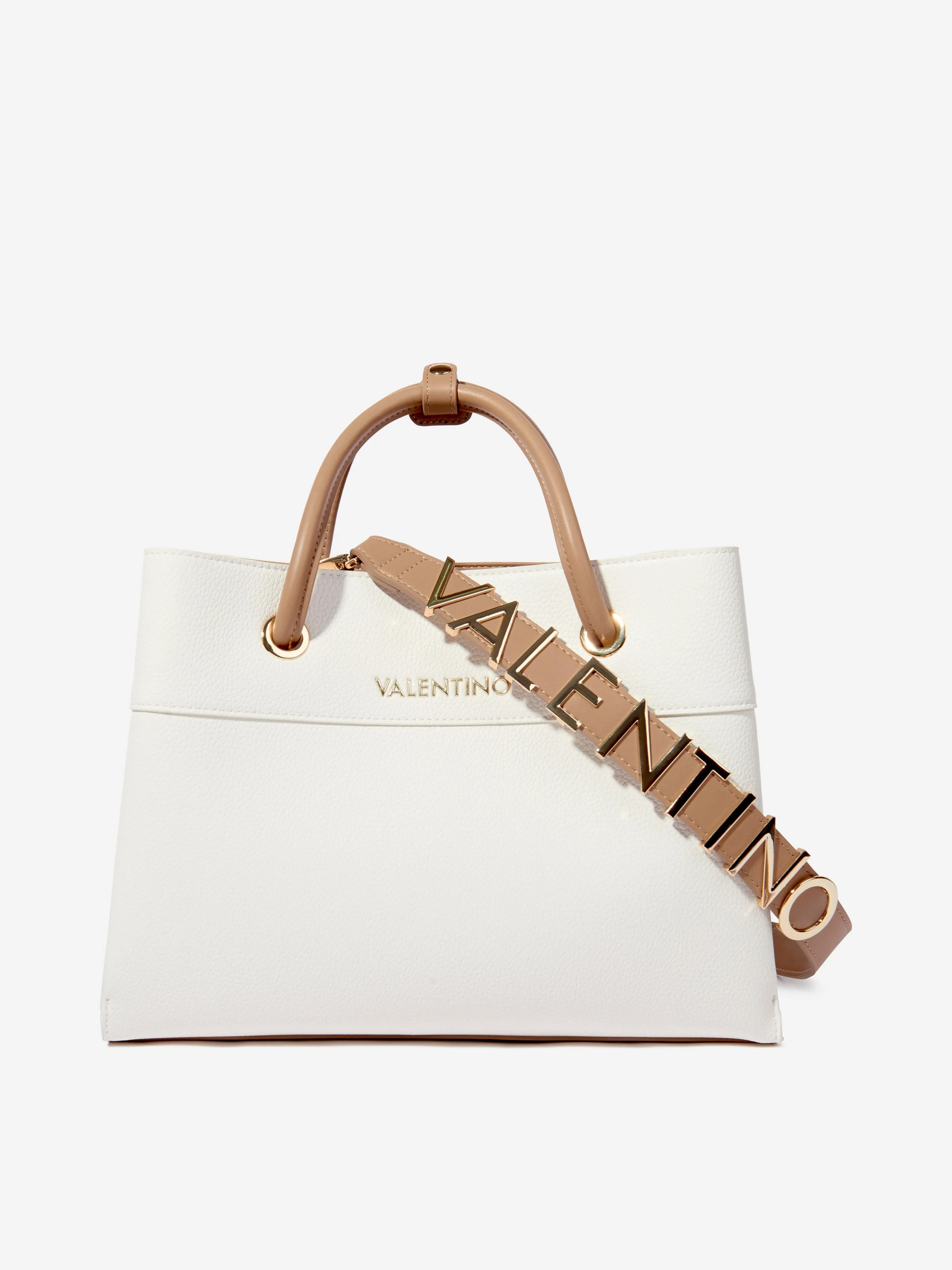 Alexia Tote Bag in White (35cm)