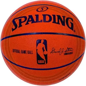 AMSCAN Spalding Basketball Party Plates - 7', Pack Of 18