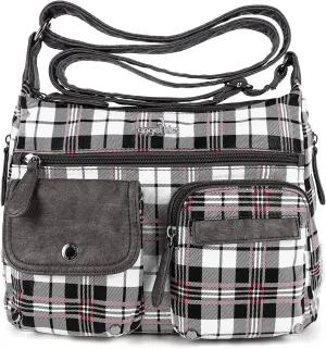 Angelkiss Crossbody Bags for Women, Ladies Shoulder Handbags and Purses Medium Faux Leather Pocketbooks