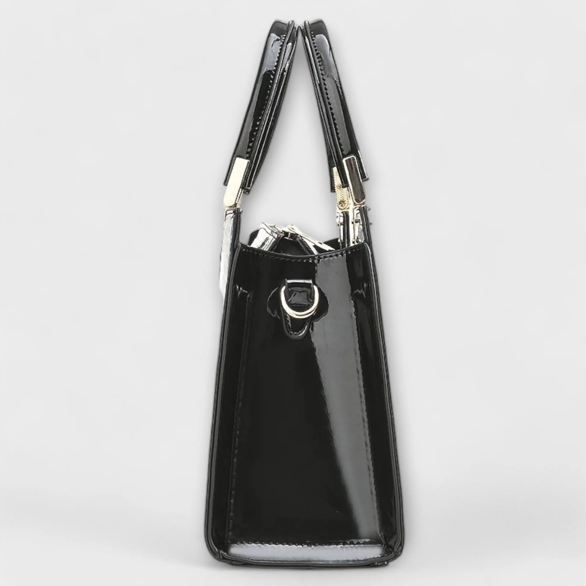 Aralune -  Shiny crocodile print handbag