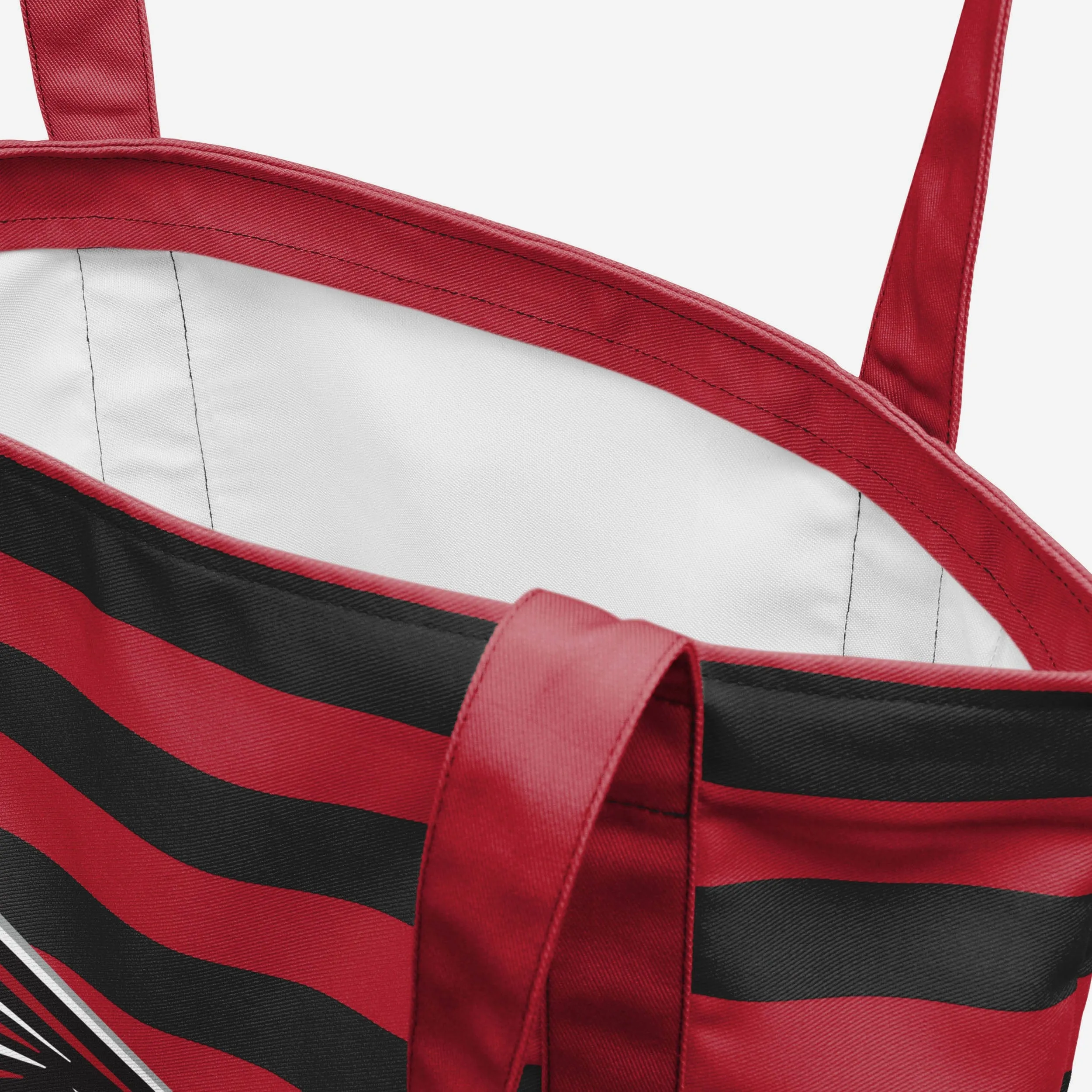 Atlanta Falcons Team Stripe Canvas Tote Bag