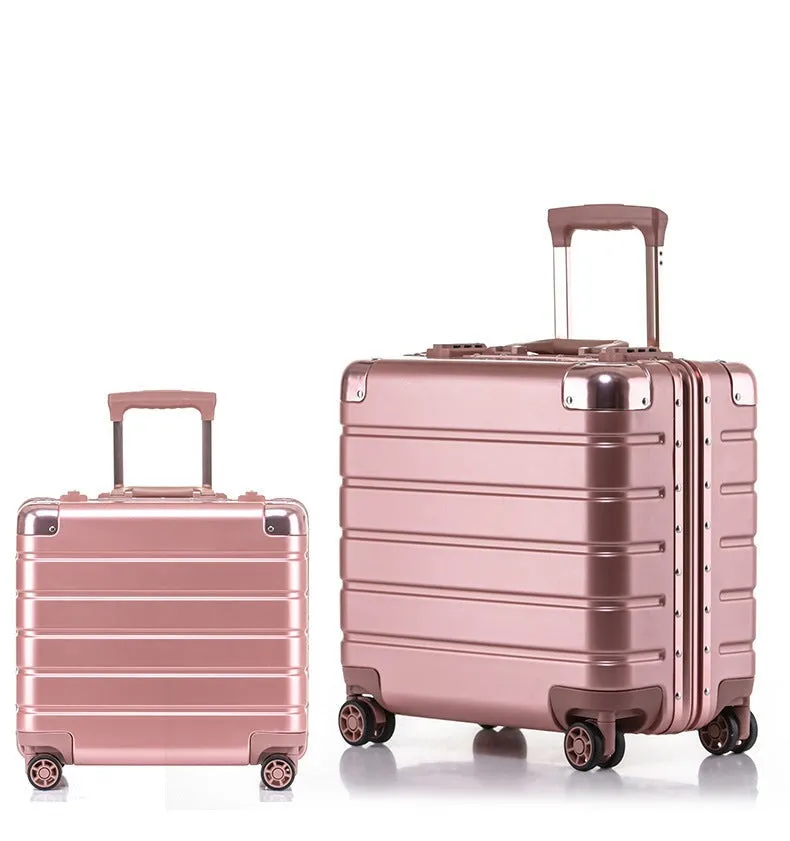 Atlantis Trolley Box Hard Side Carry-on Luggage Bag On Wheels, 18 inches