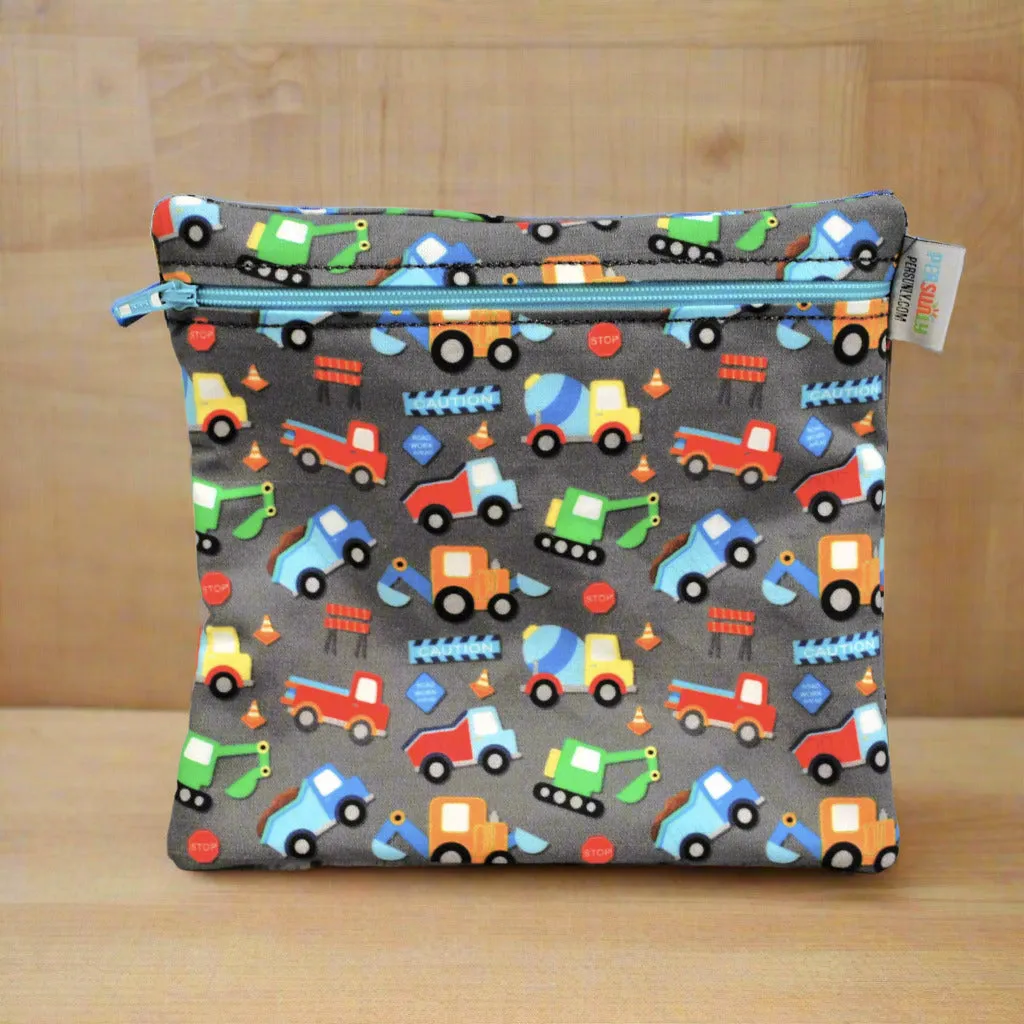 Awesome Construction Personalized Reusable Food Bag