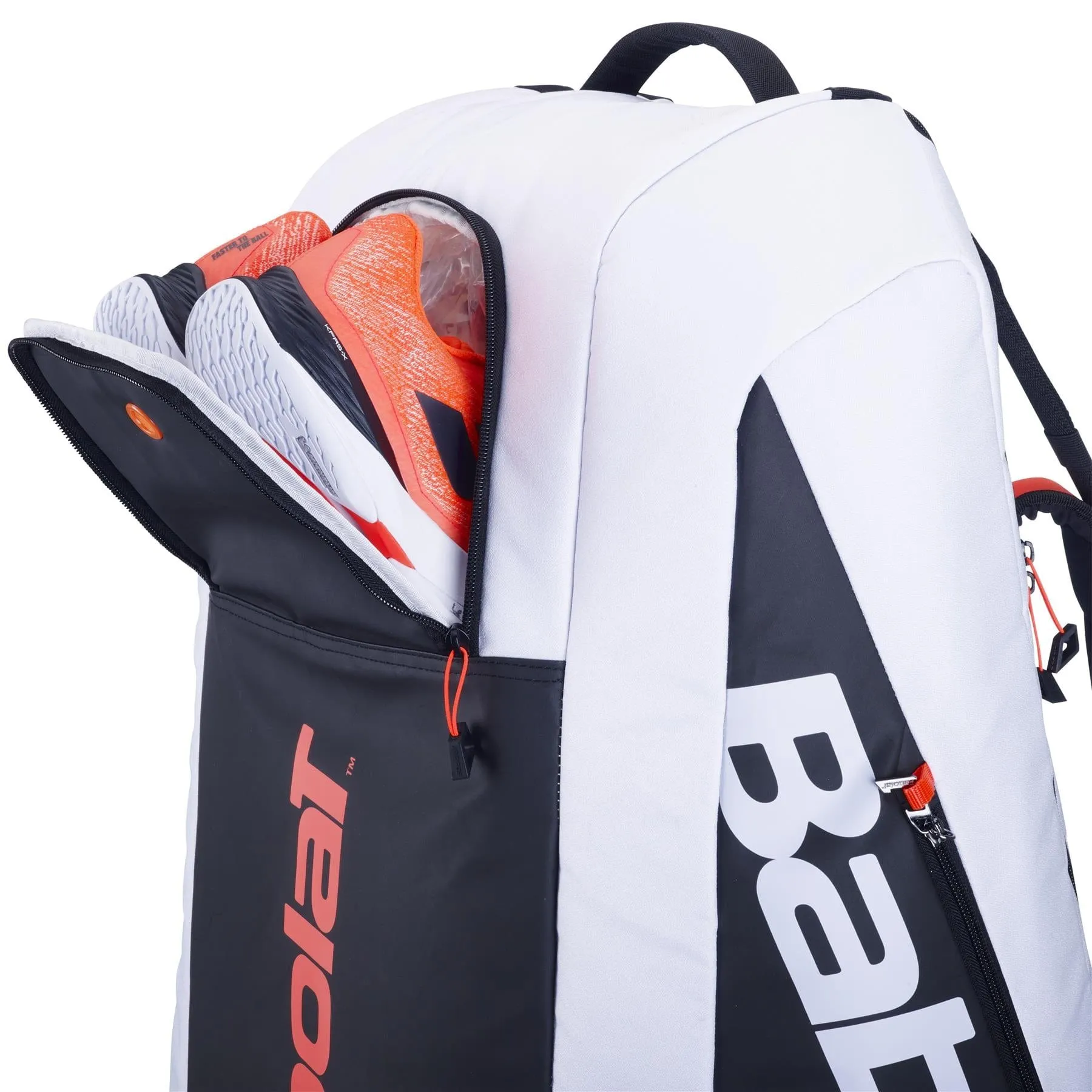 Babolat RH12 Pure Strike 4th Gen 12 Racket Tennis Bag - White / Black / Red