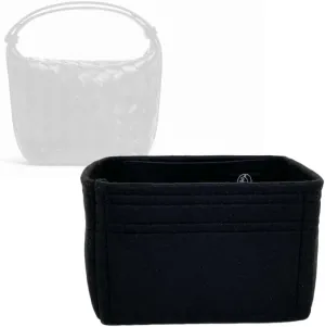Bag Organizer for Bottega Veneta Candy Wallace - Premium Felt Purse Handbag Insert Liner Shaper (Handmade) Soft Structure Support (25 Color Options)