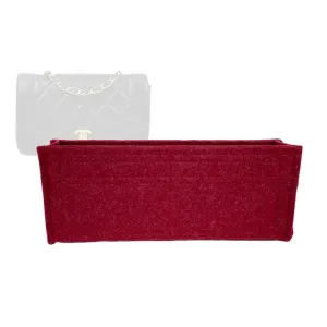 Bag Organizer for Chanel Diana Flap Small - Premium Felt Purse Handbag Insert Liner Shaper (Handmade) Soft Structure Support (25 Color Options)