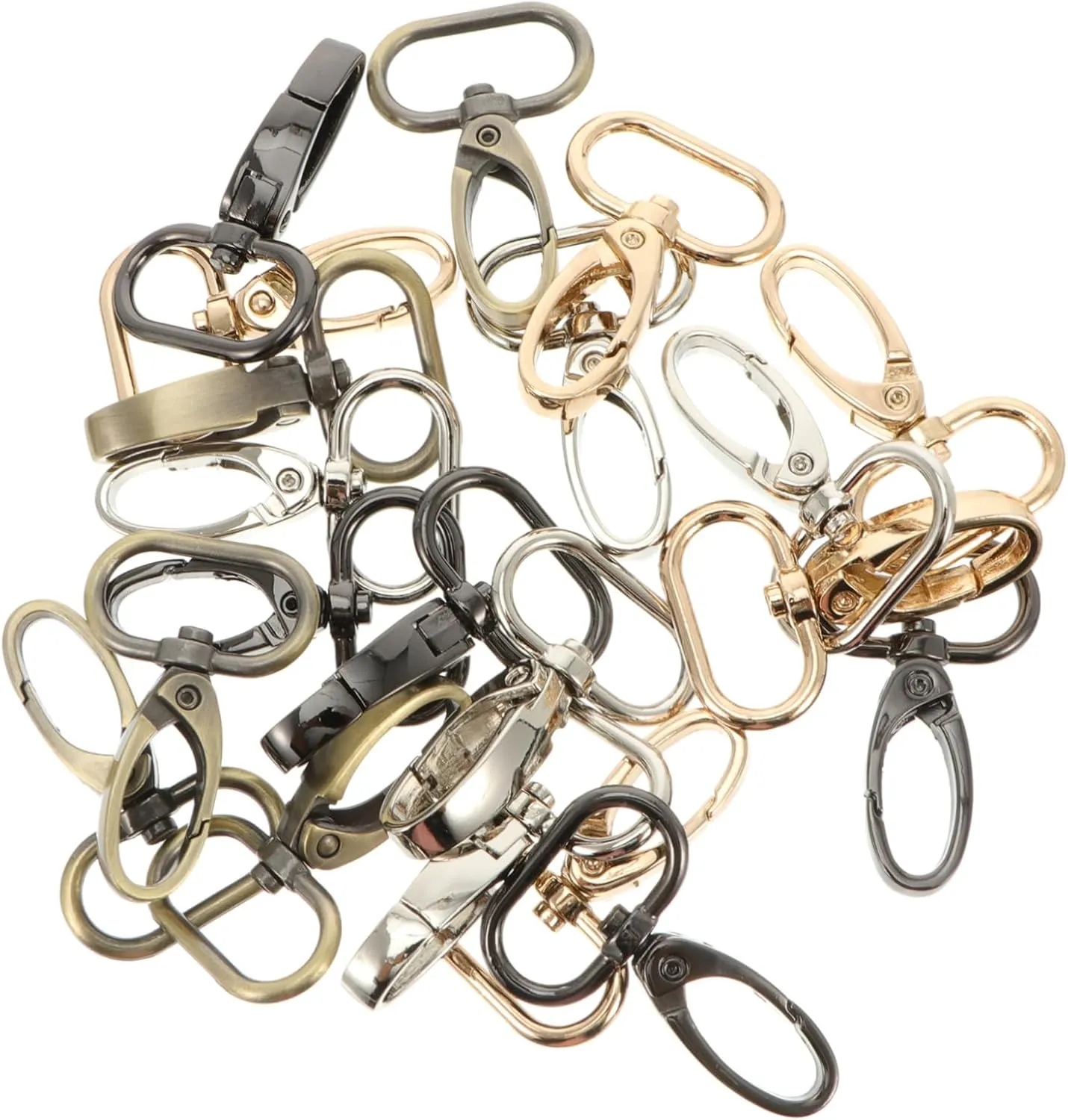 Bag Snap Hook Key Chain Clip 20pcs Handbag Buckle Lobster Claw Clasp for DIY Craft