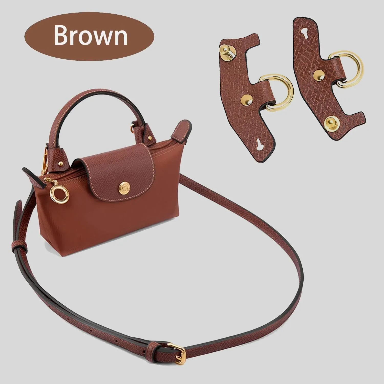 Bag Strap Accessories for Longchamp Bag Shoulder Strap Dumpling Crossbody Bag Perforated Conversion Accessories