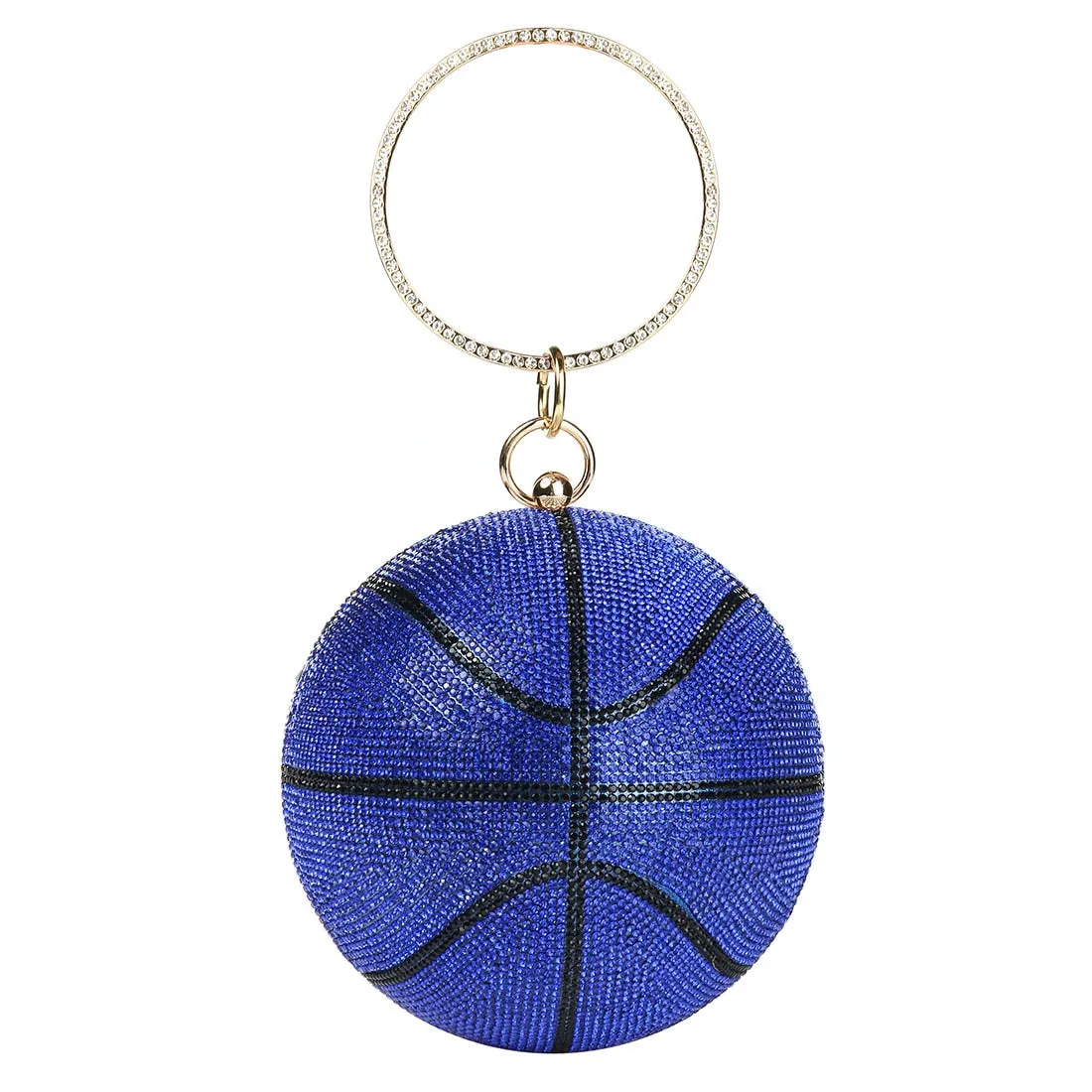 Basketball Diamond Ball Clutch