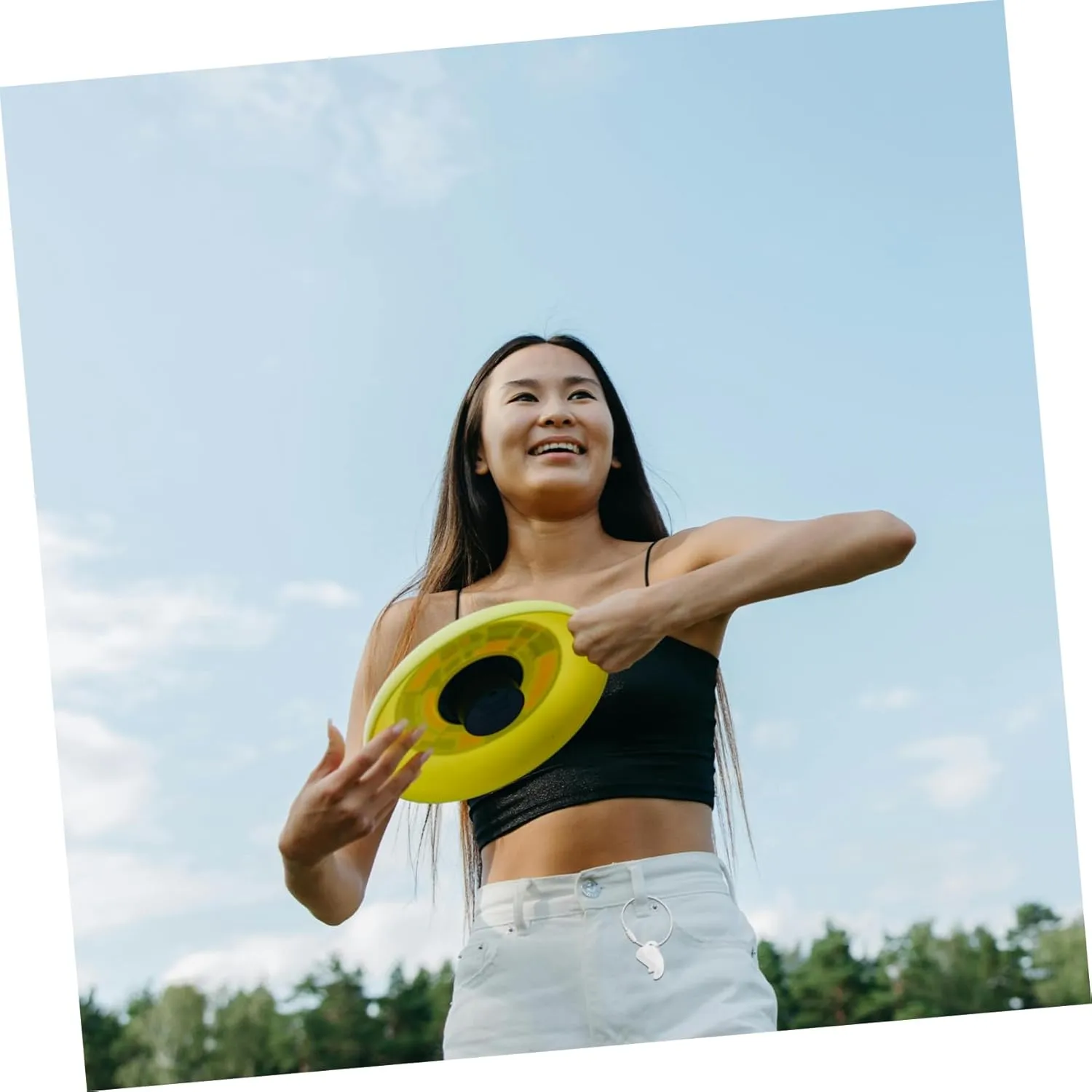 BESPORTBLE Clip Sports Disc Holder Compact Flying Disc for Flying Disc Pocket Flying Disc Clip Outdoor Flying Disc