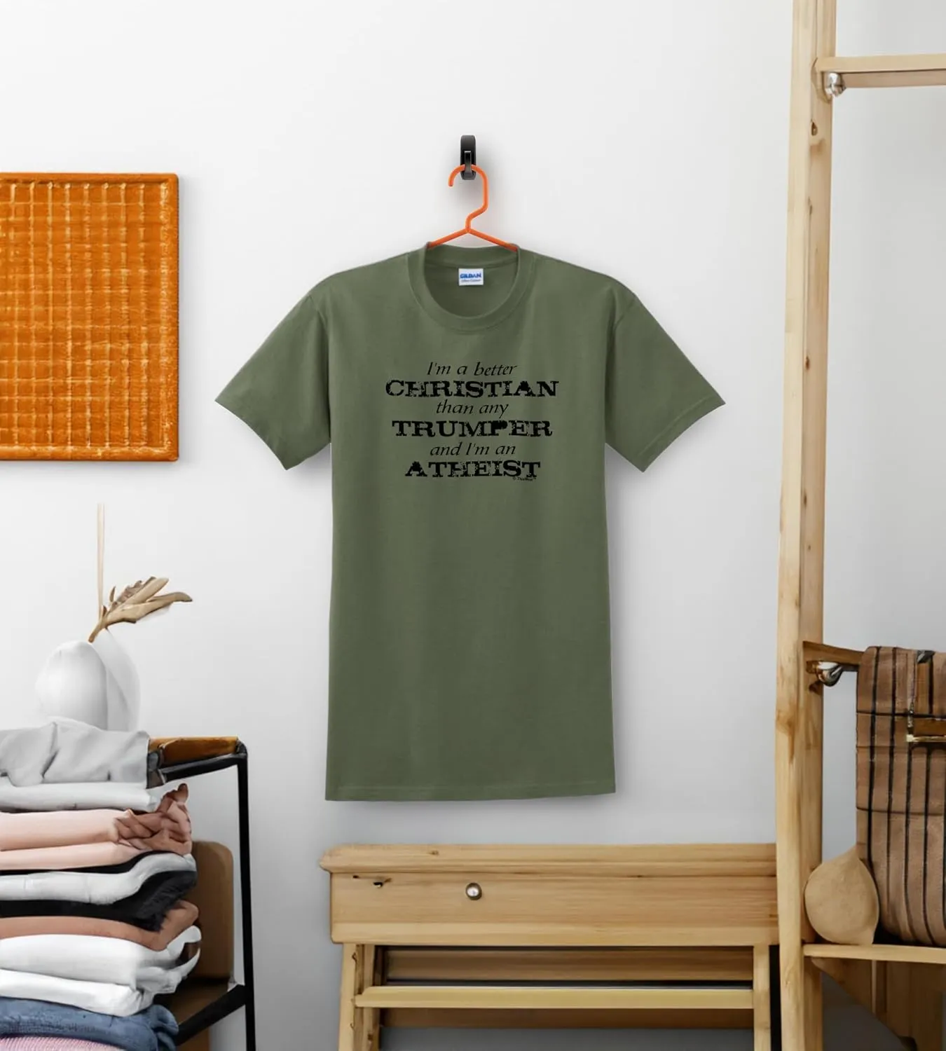 Better Christian I'm Atheist Unisex Short Sleeve or Long Sleeve T-Shirt