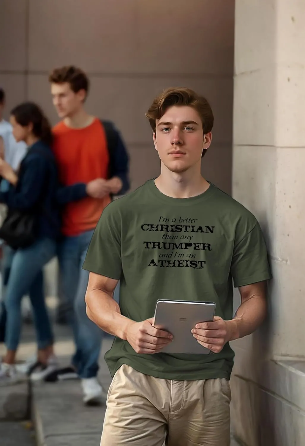 Better Christian I'm Atheist Unisex Short Sleeve or Long Sleeve T-Shirt