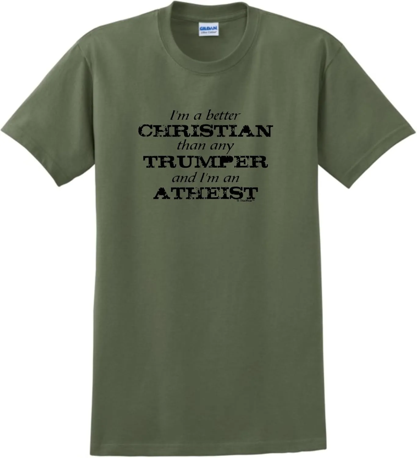Better Christian I'm Atheist Unisex Short Sleeve or Long Sleeve T-Shirt