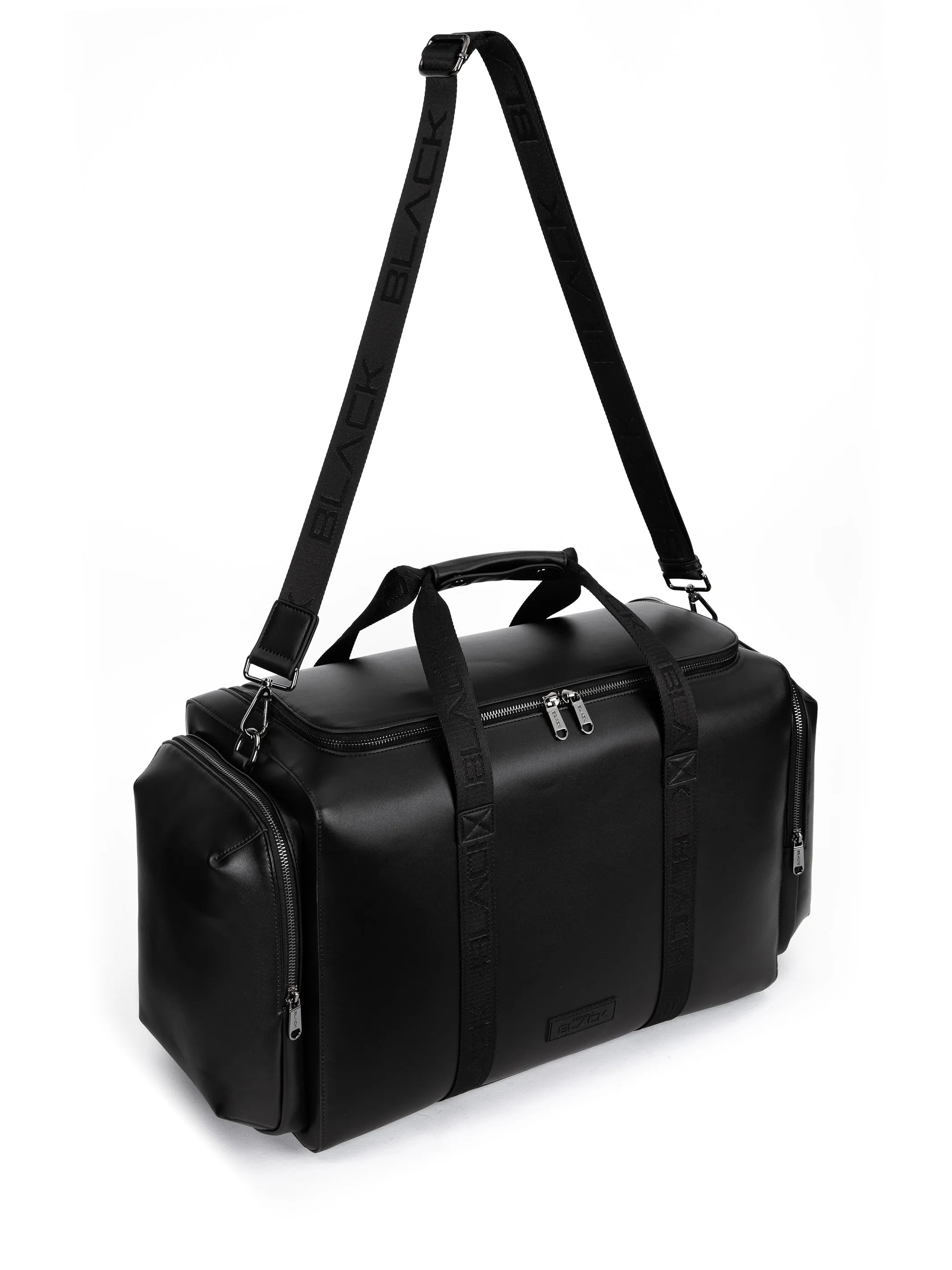 Black Band Luxe Duffle
