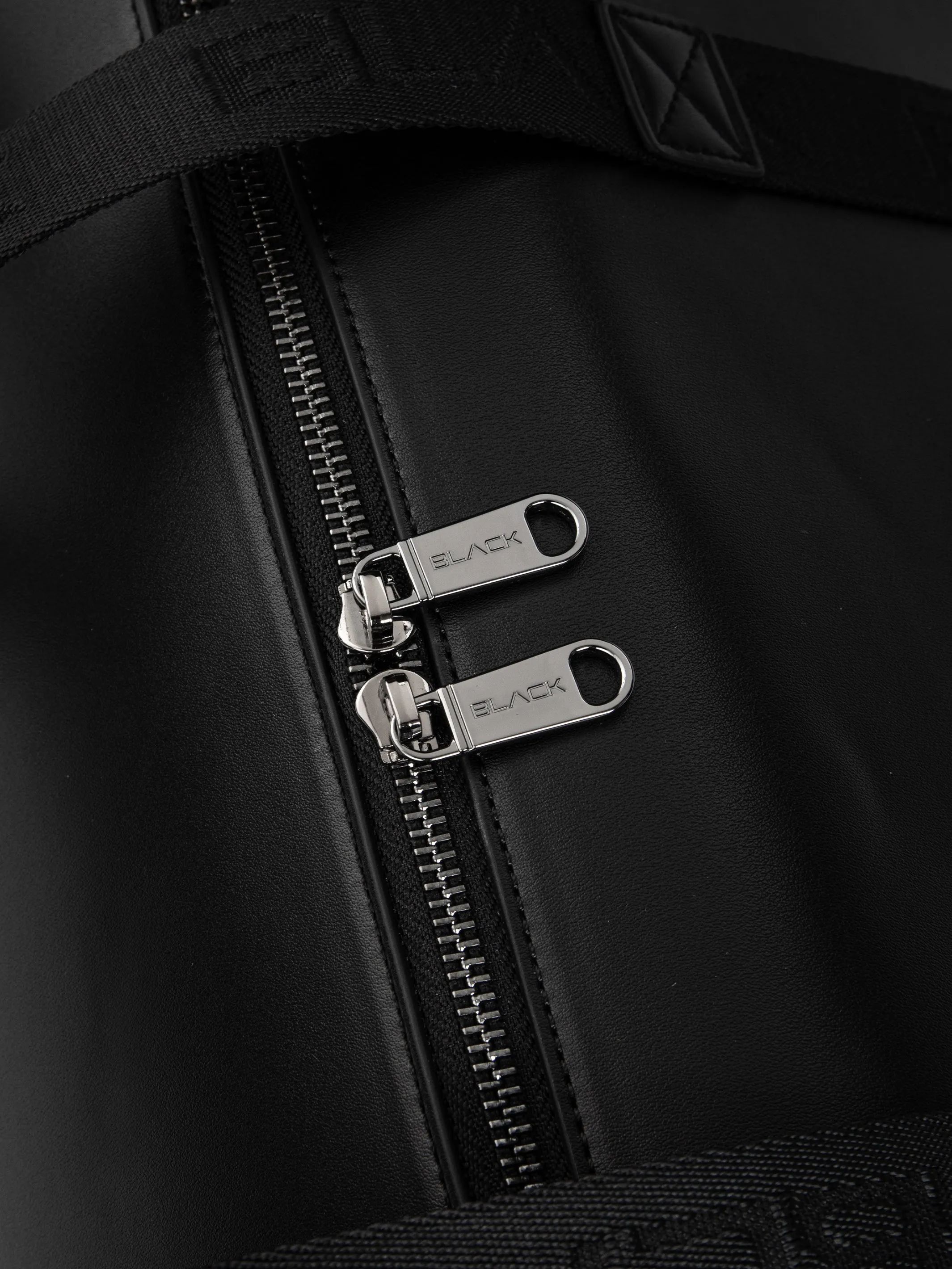 Black Band Luxe Duffle