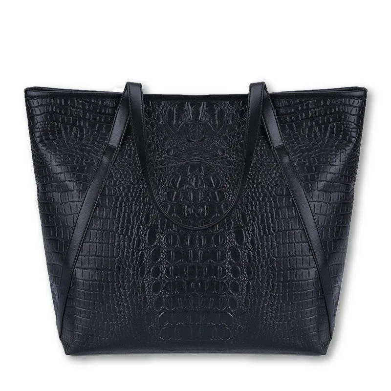 Black Casual Women Shoulder Bags PU Leather Female Big Tote Bags for Ladies Handbag Large Capacity sac a main femme de marque