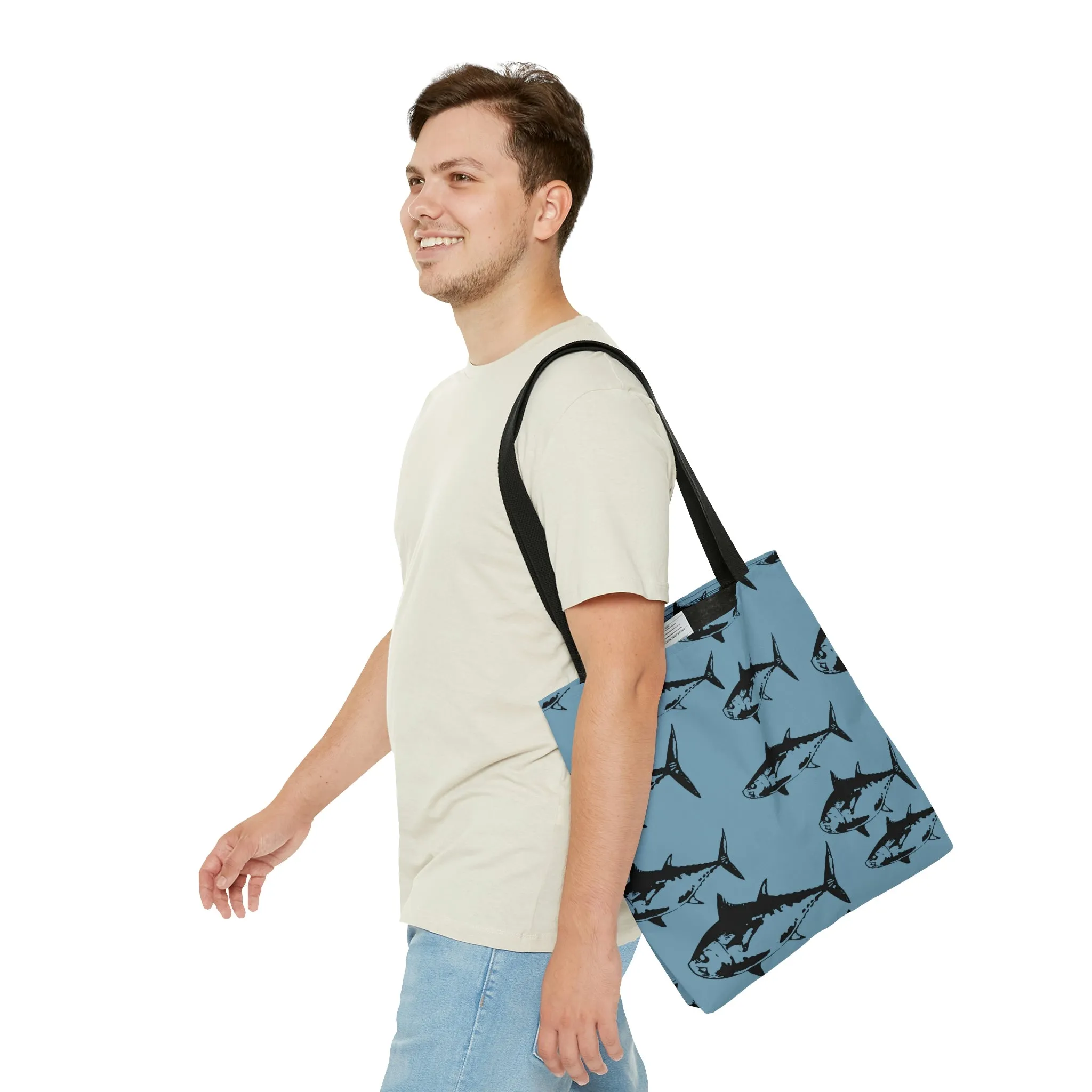 Black Fin Tuna Tote Bag