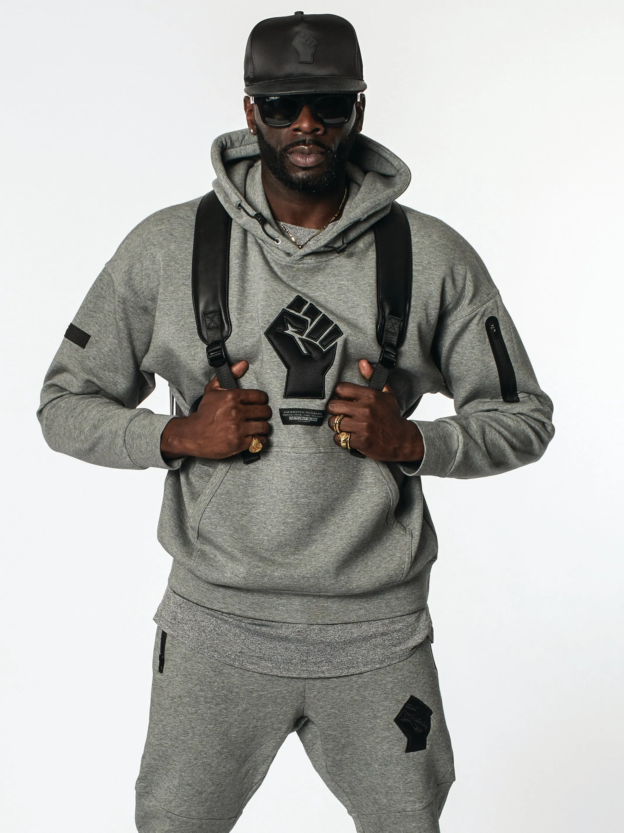 Black Fist Luxe Backpack