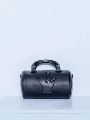 Black Fist Mini Barrel Handbag