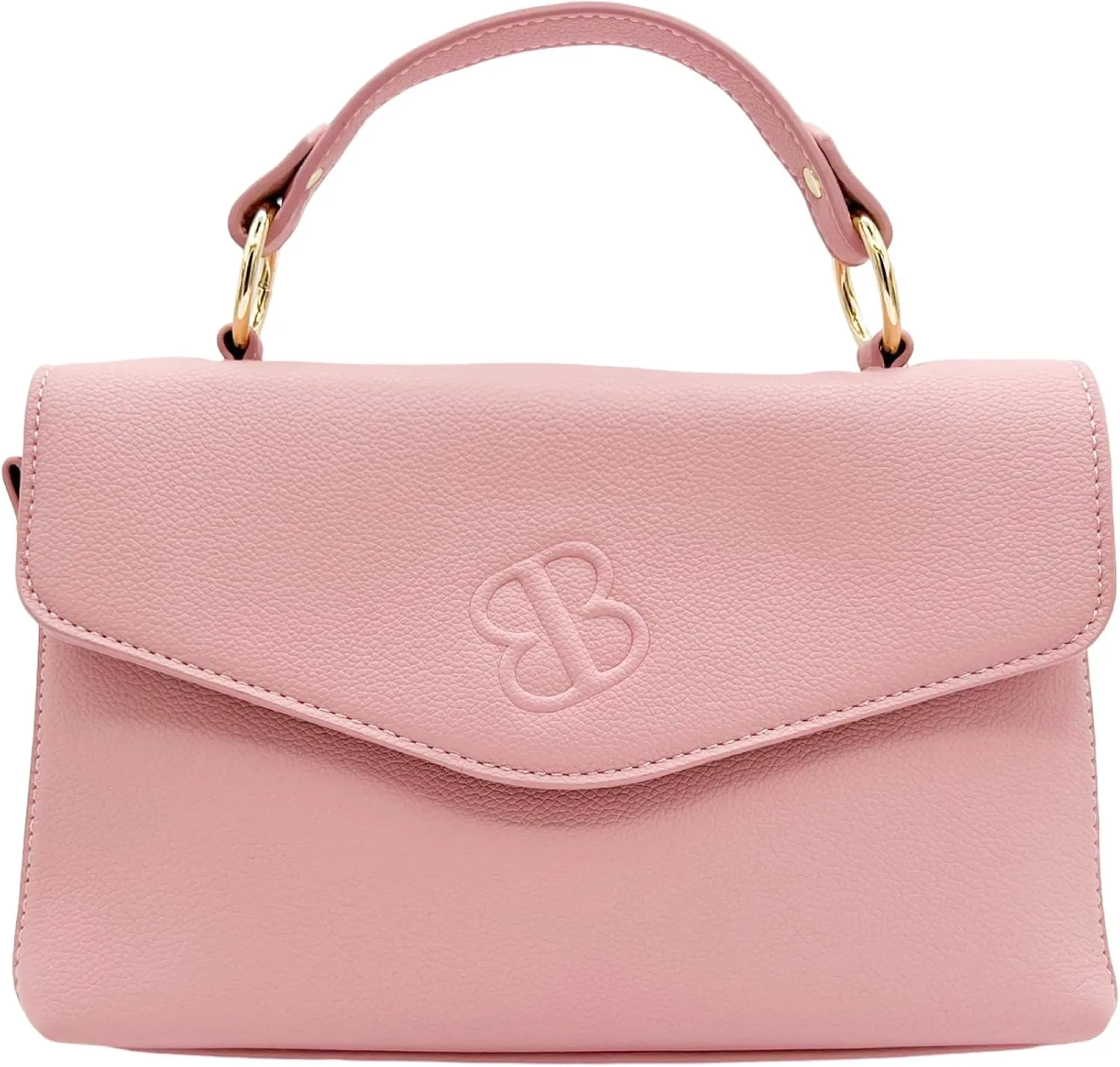 BLOC Shoulder Bag, Top Handle Purse, and Crossbody Bag for Women Designer 3 in 1 Handbag Triple Pocket with Detachable Strap