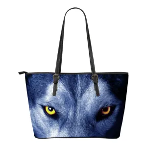 Blue Malamute Small Leather Handbag