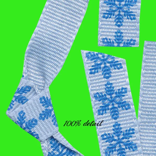 Blue Snowflake Ribbons