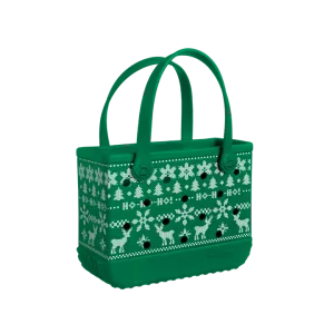 Bogg Bag Bitty Ugly Sweater Green