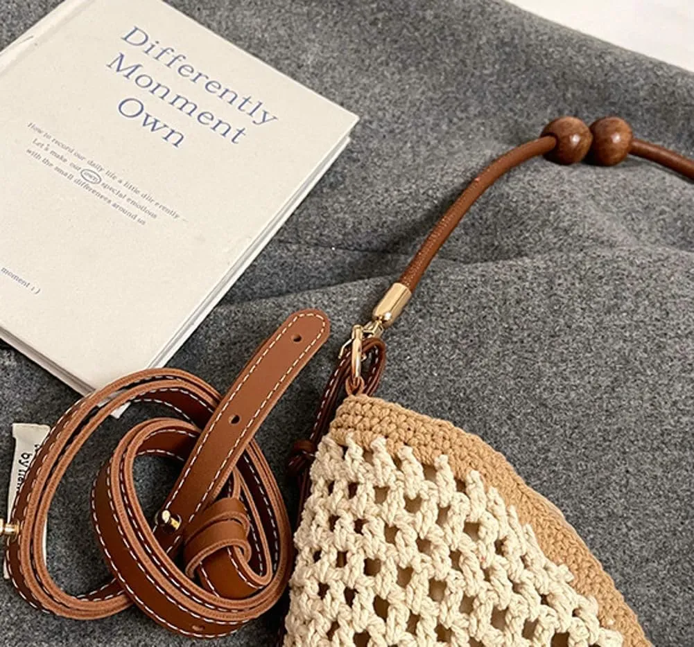 Bohemia Beach Bag Women Macrame Shoulder Tote Bags Crossbody Purse Summer Travel Beach Bag Top-handle Hobo Handbag 2025