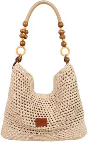 Bohemia Beach Bag Women Macrame Shoulder Tote Bags Crossbody Purse Summer Travel Beach Bag Top-handle Hobo Handbag 2025