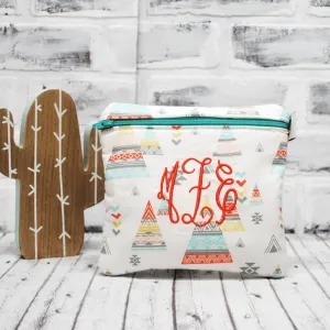 Boho Teepee Food Safe Personalized Reusable Bag