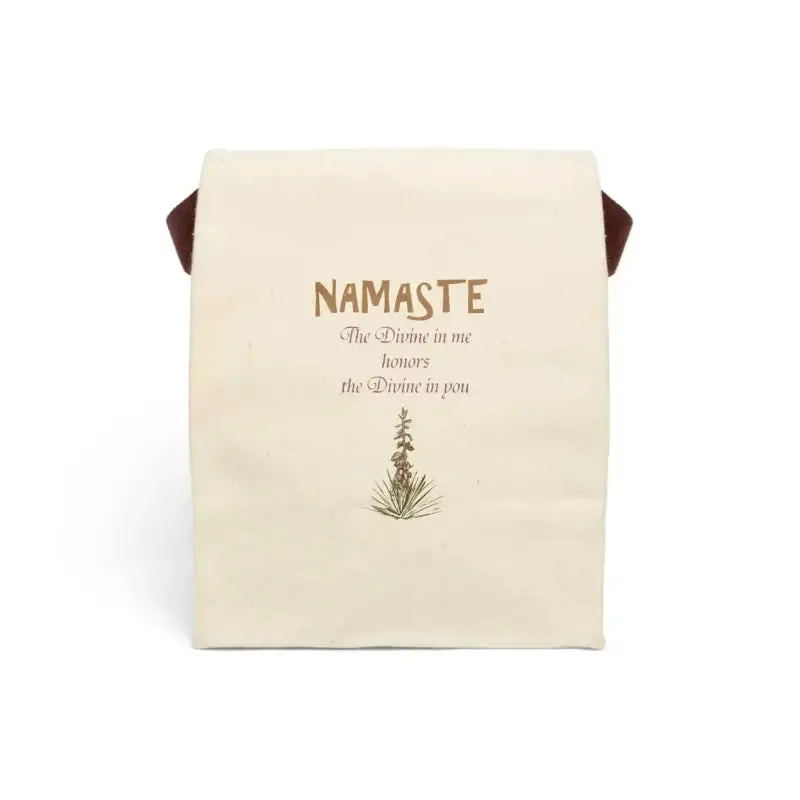 Boost your Picnic with Namaste Canvas Lunch Bag