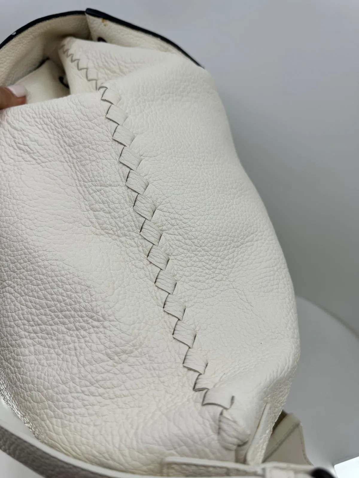 BOTTEGA VENETA CALFSKIN LETEAR DRAWSTRING BACKPACK