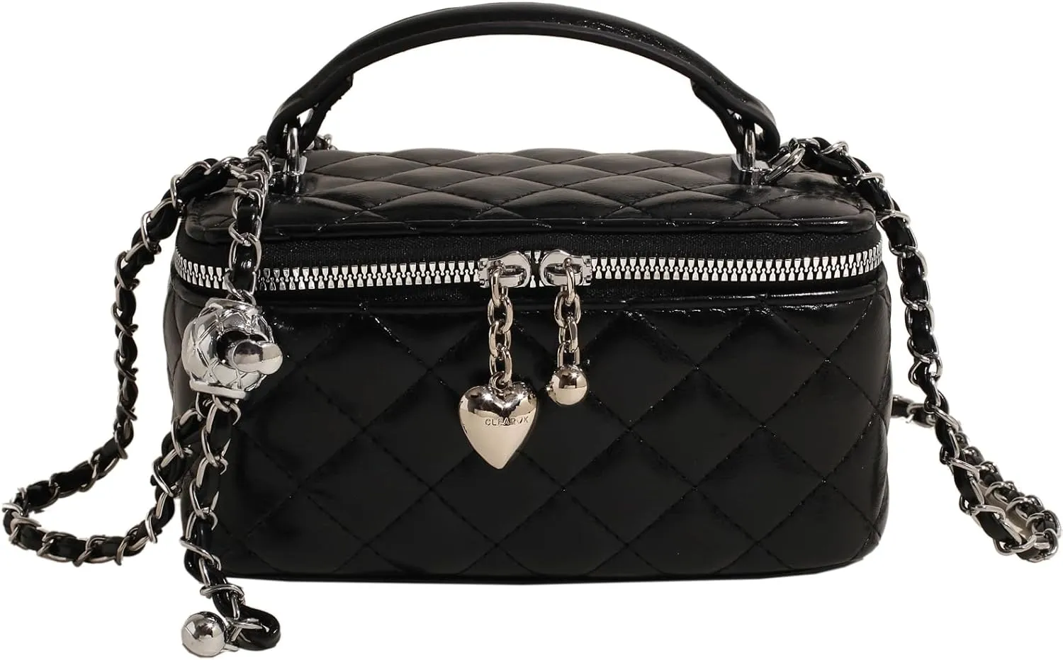Box Square Handbag Purse for Women Chain Designer Crossbody Shoulder Bag Mini Top-Handle Pouch