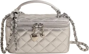 Box Square Handbag Purse for Women Chain Designer Crossbody Shoulder Bag Mini Top-Handle Pouch