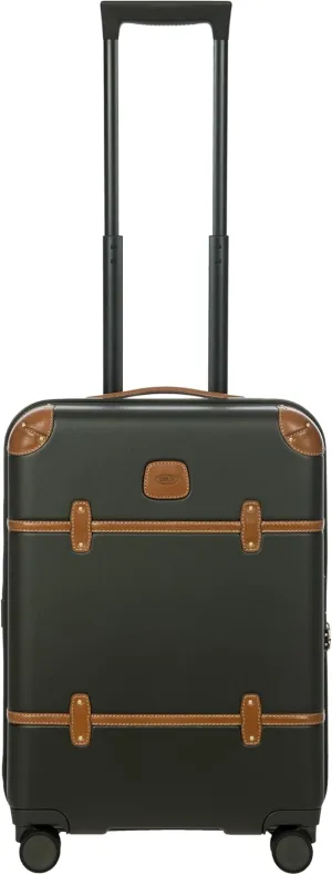 Bric's Bellagio Spinner Trunk - 21"- Luxury Bags for Women and Men - TSA Approved Luggage - Olive