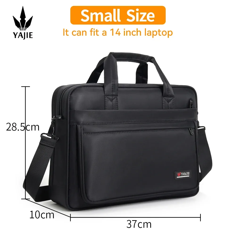 Briefcases For Men Canvas Tote Bag Large Laptop Case 15.6 Inch 17 Inch 14 Inch Computer Bag  Work Business  Shoulder Office