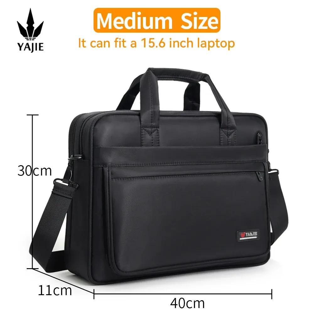 Briefcases For Men Canvas Tote Bag Large Laptop Case 15.6 Inch 17 Inch 14 Inch Computer Bag  Work Business  Shoulder Office